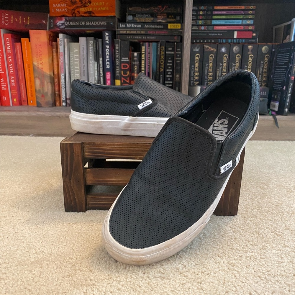 Vans Leather slip on Sneakers